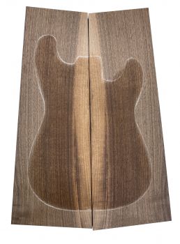 Top American Walnut figured AA, 2-pcs., 20mm